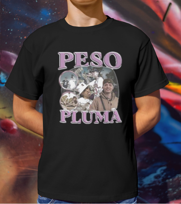 PESO PLUMA Music Artist Collage Urban Style Visuals T-Shirt