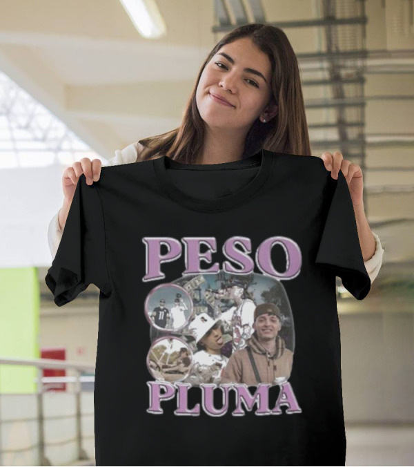 PESO PLUMA Music Artist Collage Urban Style Visuals T-Shirt