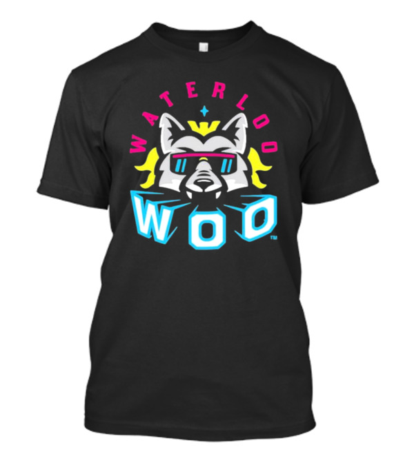 WATERLOO WOO Retro Sunglasses Wolf T-Shirt