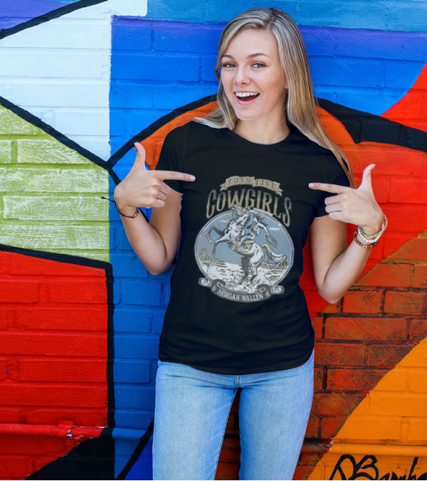 Long Live Cowgirls Morgan Wallen Vintage Rodeo Scene T-Shirt
