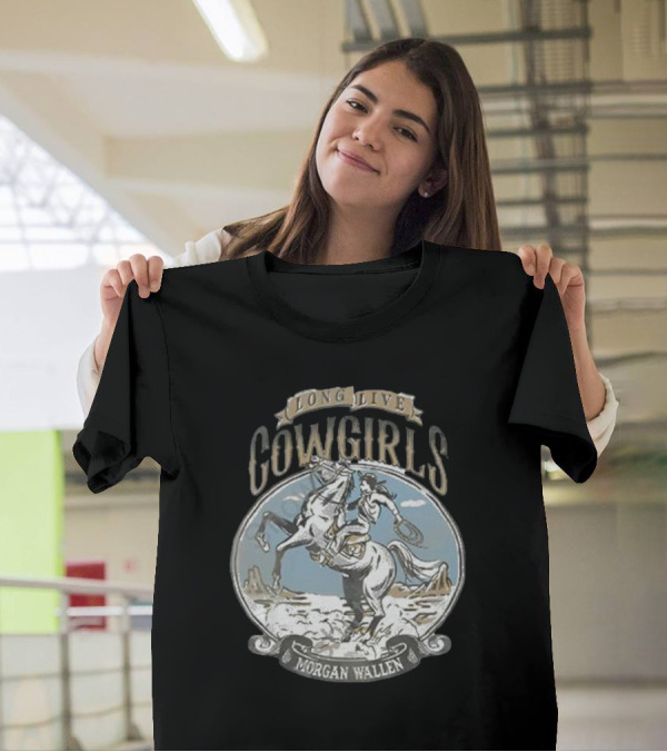 Long Live Cowgirls Morgan Wallen Vintage Rodeo Scene T-Shirt