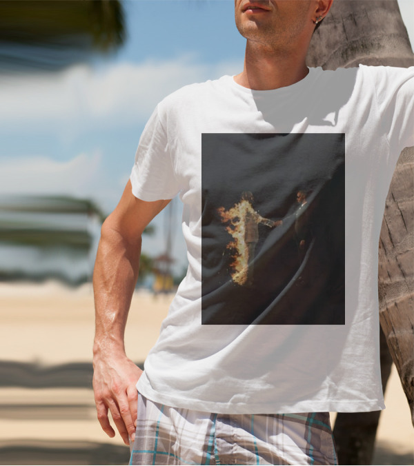 Metro Boomin Merch NY Cover Flaming Handshake T-Shirt