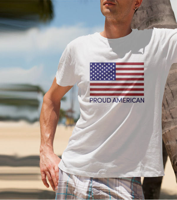 Proud American Flag USA Fox News T-Shirt