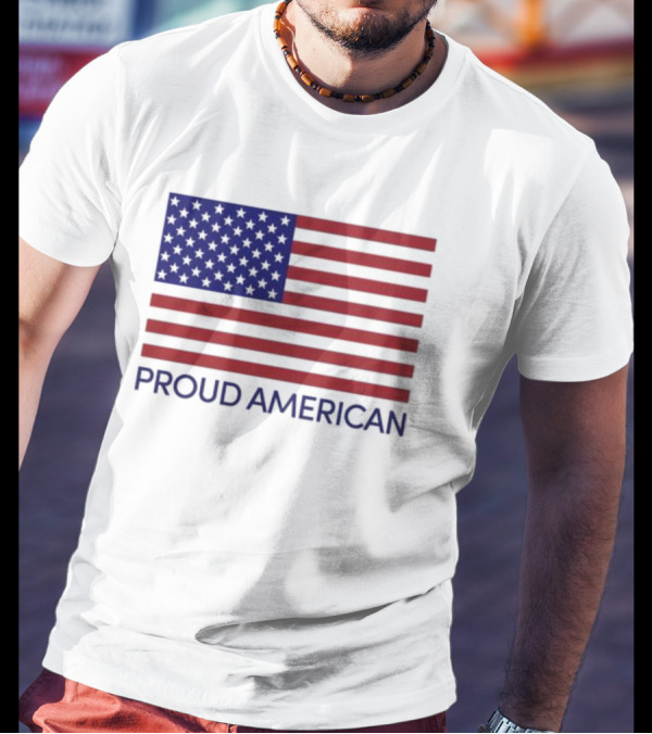 Proud American Flag USA Fox News T-Shirt