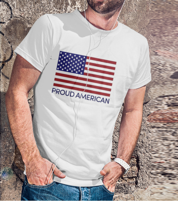 Proud American Flag USA Fox News T-Shirt