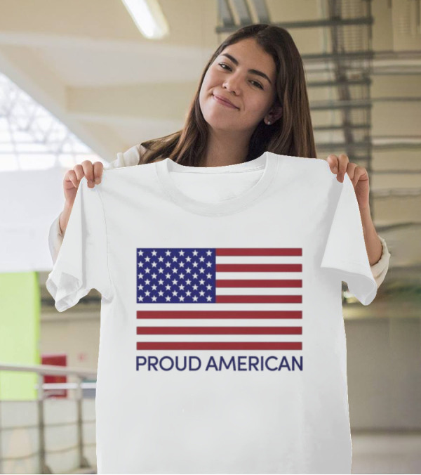 Proud American Flag USA Fox News T-Shirt