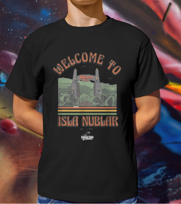 Welcome To Jurassic Park Isla Nublar Adventure T-Shirt