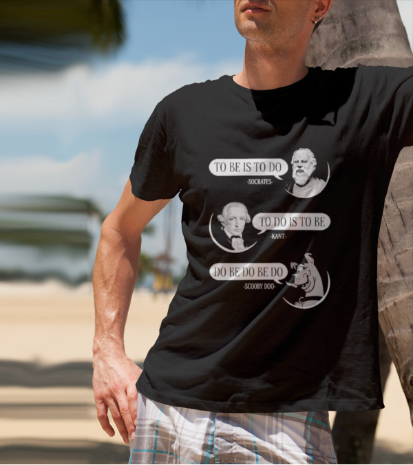 Socrates Kant Scooby Doo Philosophy Mashup T-Shirt
