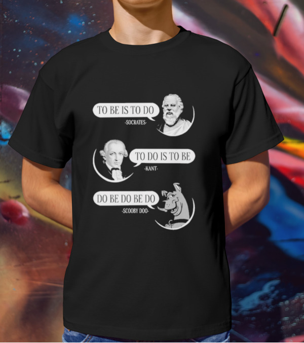 Socrates Kant Scooby Doo Philosophy Mashup T-Shirt