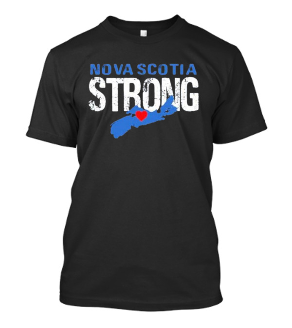 Nova Scotia Strong Map Heart T-Shirt