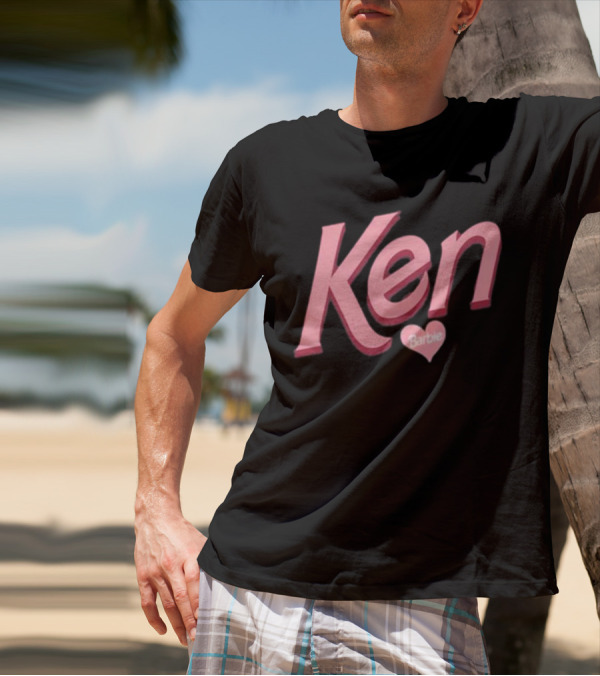 Ken Barbie Heart Love Valentine's T-Shirt