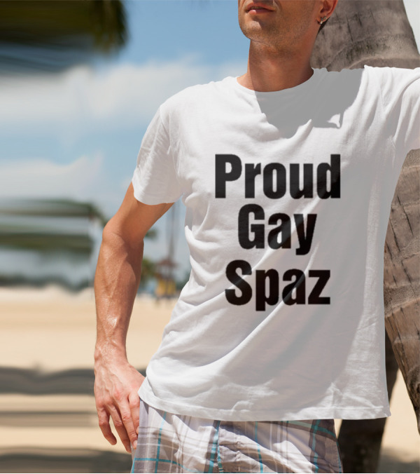 Proud Gay Spaz Pride Piece T-Shirt