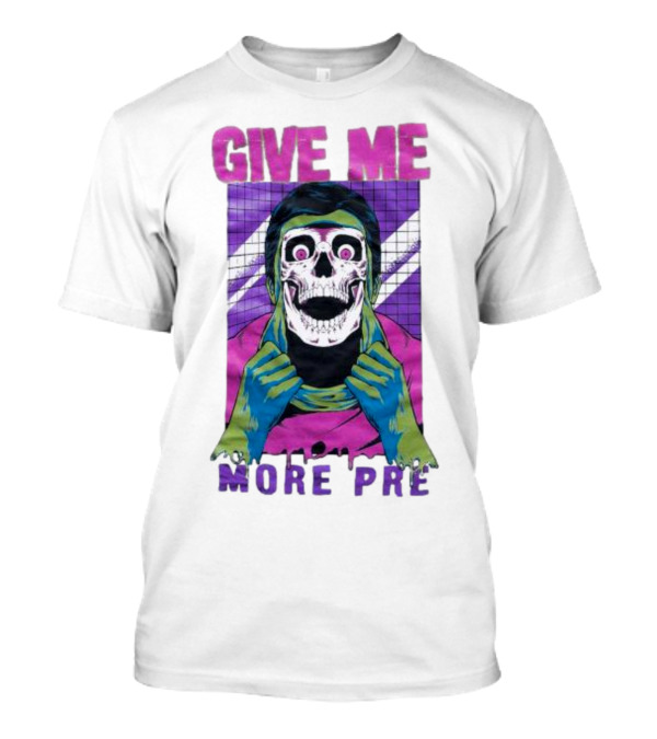 GIVE ME MORE PRE Skull Mask Urban T-Shirt
