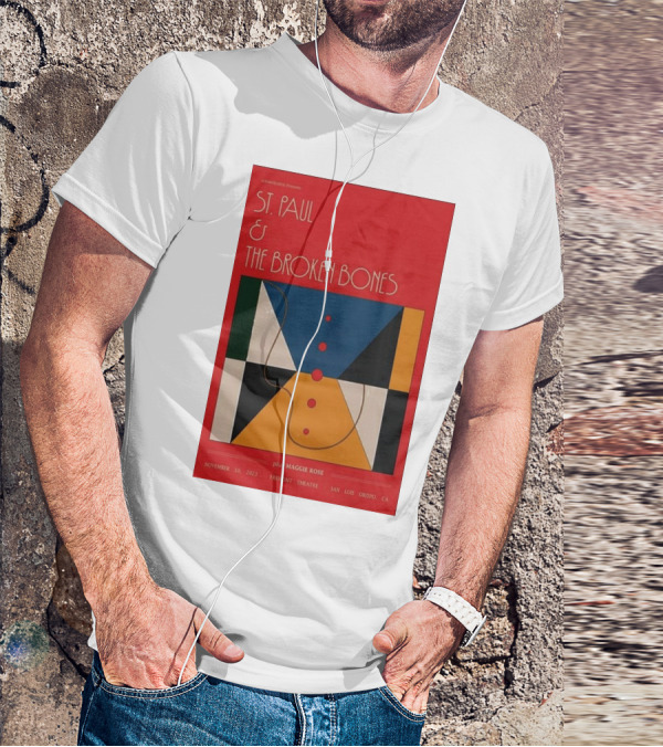 ST. PAUL And THE BROKEN BONES San Luis Obispo 11.10.2023 Featuring Maggie Rose Fremont Theatre Event T-Shirt