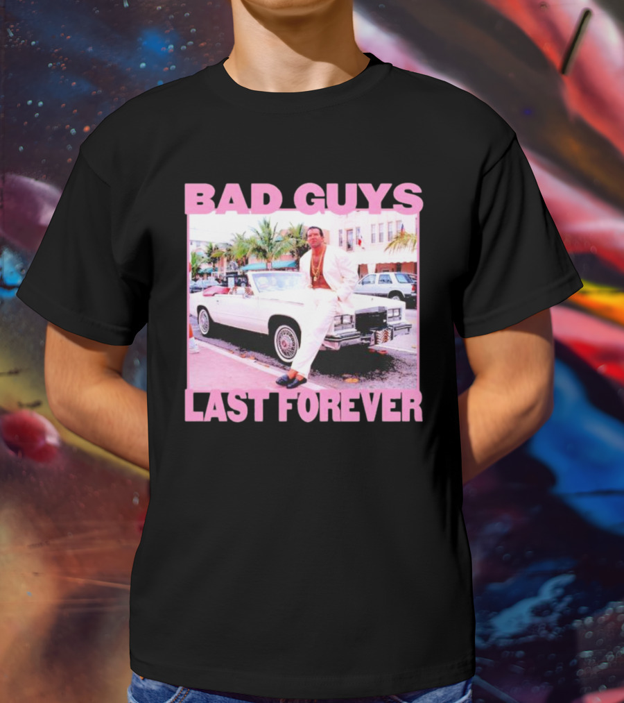Scott Hall Bad Guys Last Forever Retro Miami Vibe T-Shirt