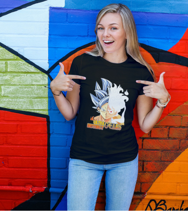 Ultra Instinct Gear 5 Fusion Anime Crossover Duo T-Shirt