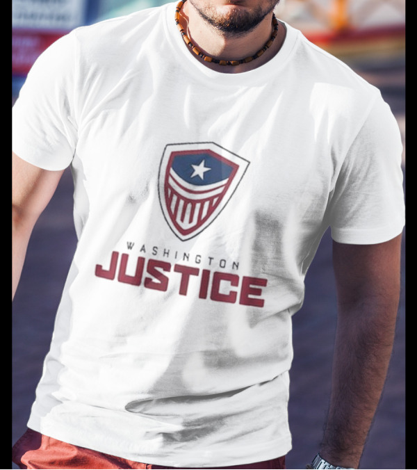 Washington Justice Team Logo Emblem T-Shirt
