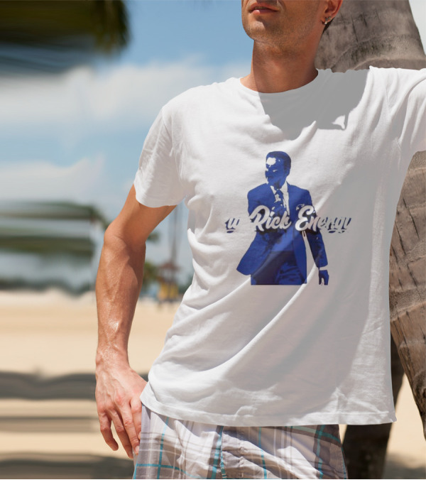Aaron Torres Big Rick Energy Johnnie’s Blue Suit T-Shirt
