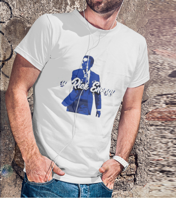 Aaron Torres Big Rick Energy Johnnie’s Blue Suit T-Shirt