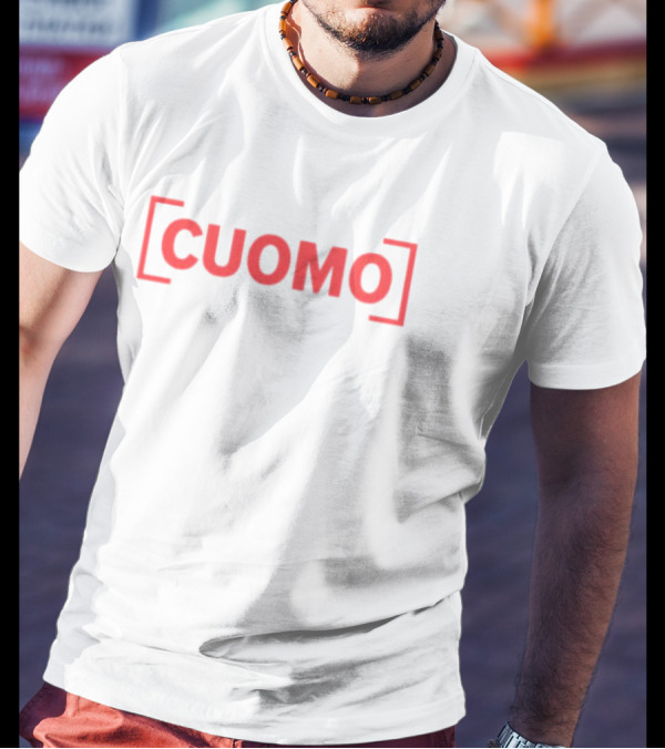 CUOMO NewsNation Red Block T-Shirt