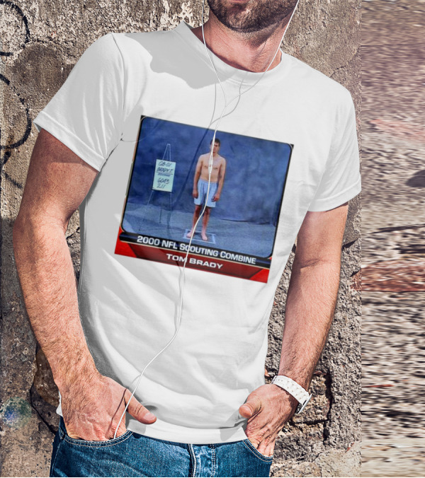 Tom Brady 2000 NFL Scouting Combine QB-01 GQB-5 211 T-Shirt