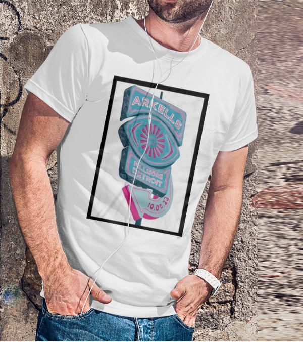 Arkells Fillmore Detroit 10.05.23 Tour Sign T-Shirt