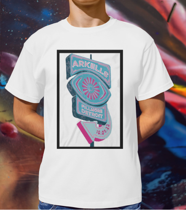 Arkells Fillmore Detroit 10.05.23 Tour Sign T-Shirt