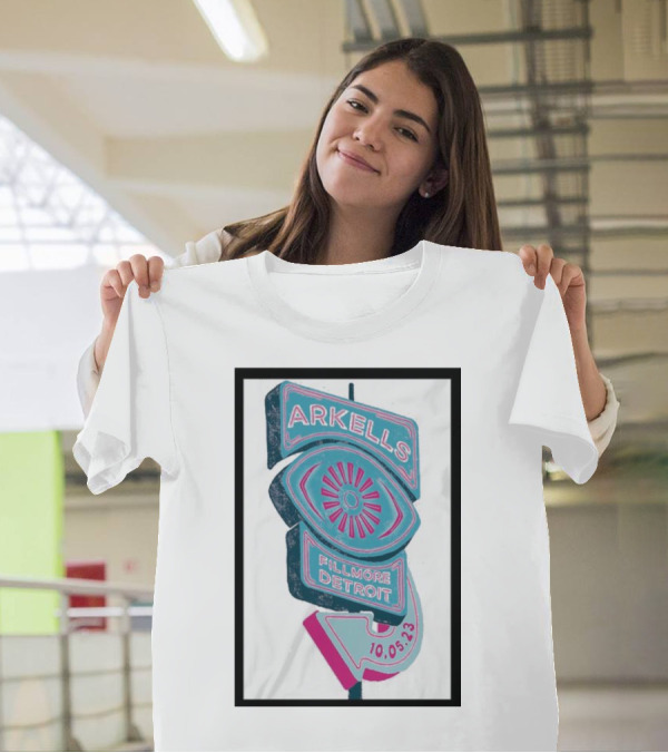 Arkells Fillmore Detroit 10.05.23 Tour Sign T-Shirt