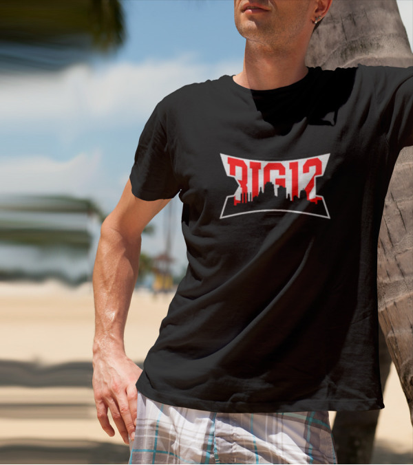 Big 12 Kansas City Skyline Vintage T-Shirt