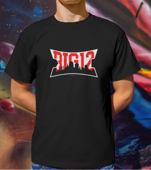 Big 12 Kansas City Skyline Vintage T-Shirt