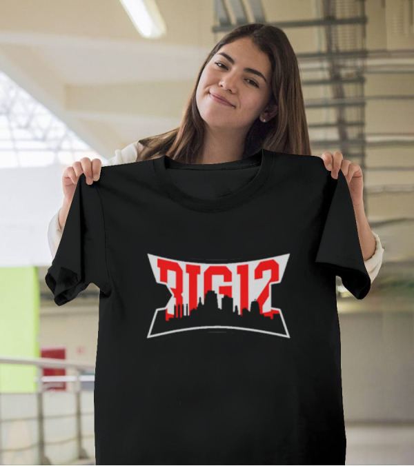 Big 12 Kansas City Skyline Vintage T-Shirt
