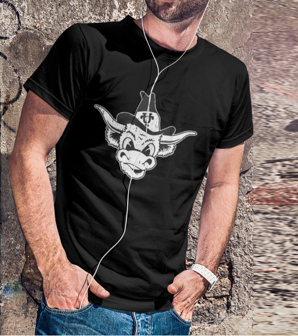 Comfort Wash Texas Orange Vintage Longhorns UT Cowpoke T-Shirt