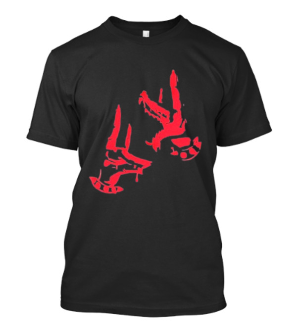 Corroded Paradox Bad Dog Red Dripping Faces T-Shirt