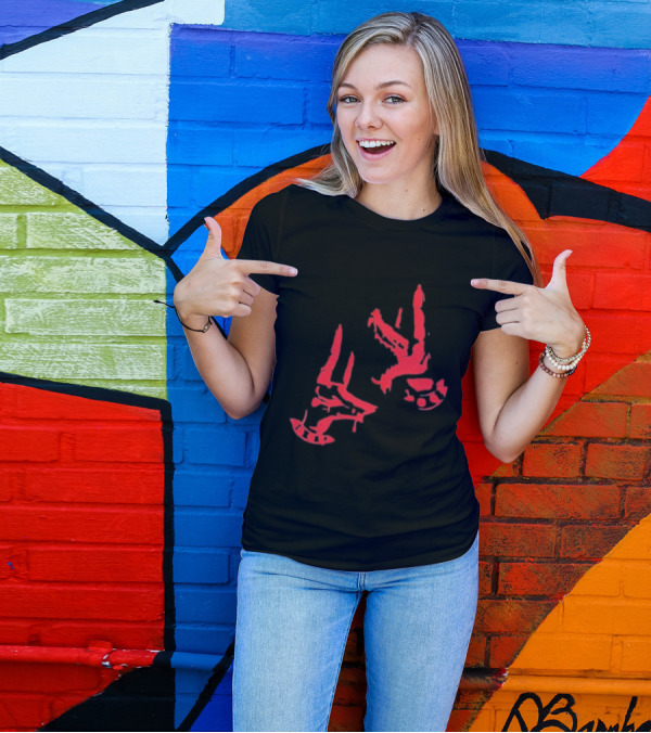 Corroded Paradox Bad Dog Red Dripping Faces T-Shirt