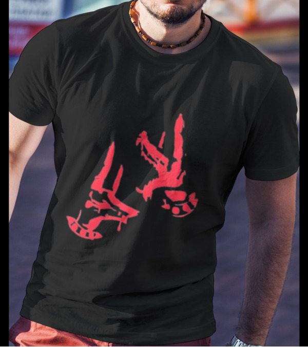 Corroded Paradox Bad Dog Red Dripping Faces T-Shirt