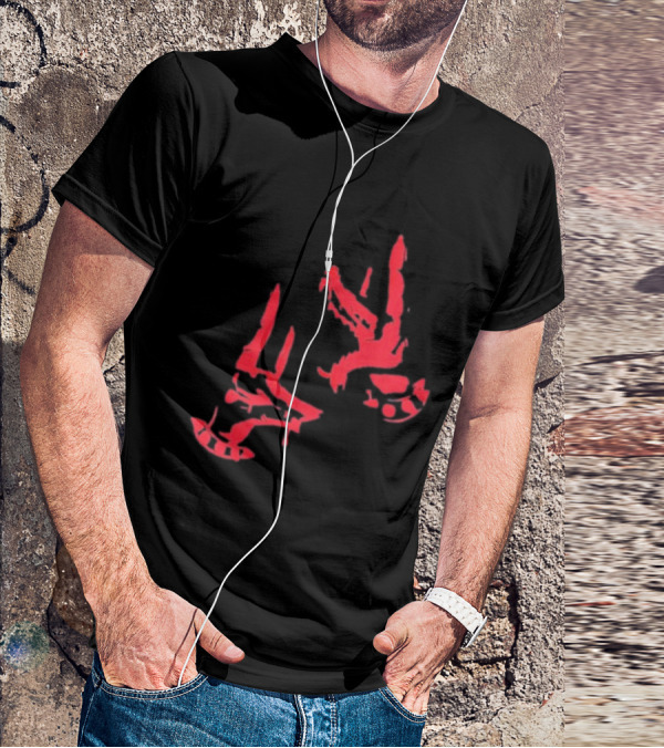 Corroded Paradox Bad Dog Red Dripping Faces T-Shirt