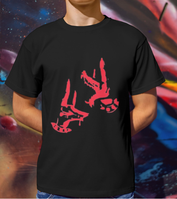Corroded Paradox Bad Dog Red Dripping Faces T-Shirt