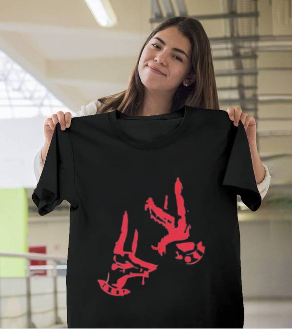 Corroded Paradox Bad Dog Red Dripping Faces T-Shirt