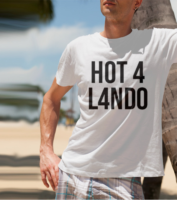 LN4 Hot Number 4 Norris Lando T-Shirt