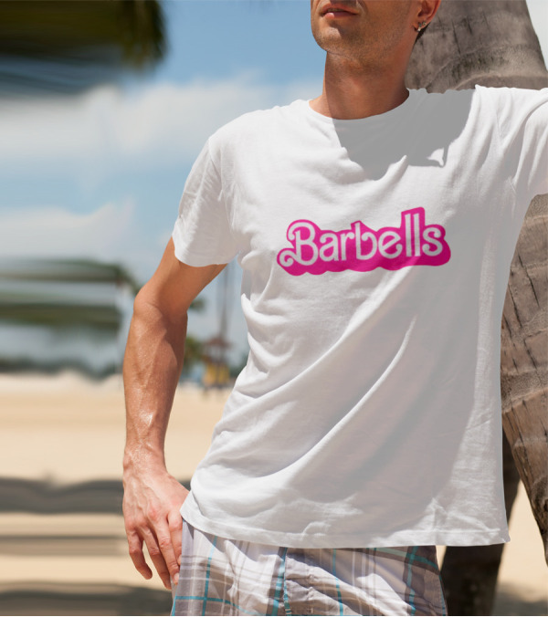 Barbells Barbie Vintage Gym Fitness T-Shirt
