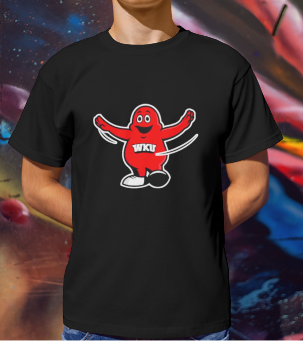 Big Red Crew Defensive Back WKU Mascot T-Shirt