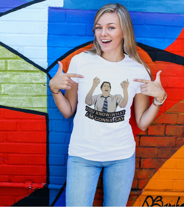 You Know What I’m Gonna Say Motivational Pose With Tie T-Shirt