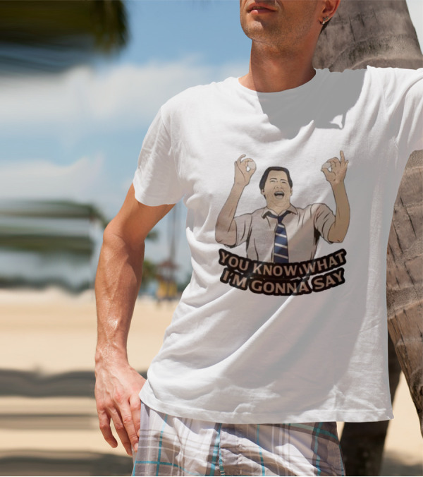You Know What I’m Gonna Say Motivational Pose With Tie T-Shirt