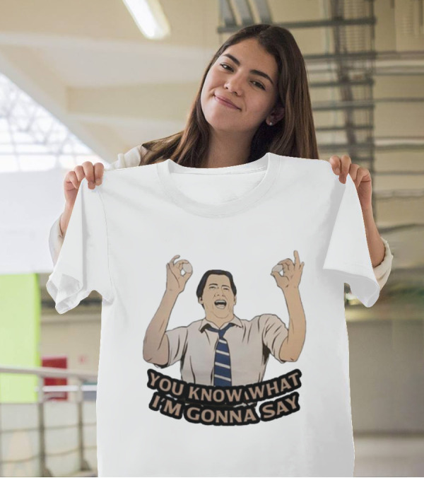 You Know What I’m Gonna Say Motivational Pose With Tie T-Shirt