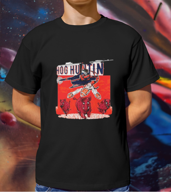 Auburn Tigers Hog Huntin Vs. Arkansas Razorbacks Football Showdown T-Shirt