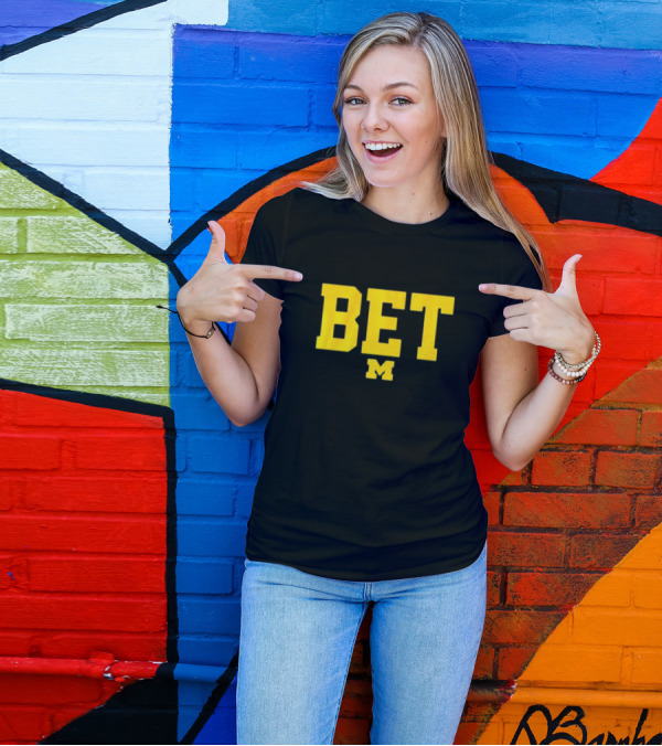 Michigan Football M BET T-Shirt