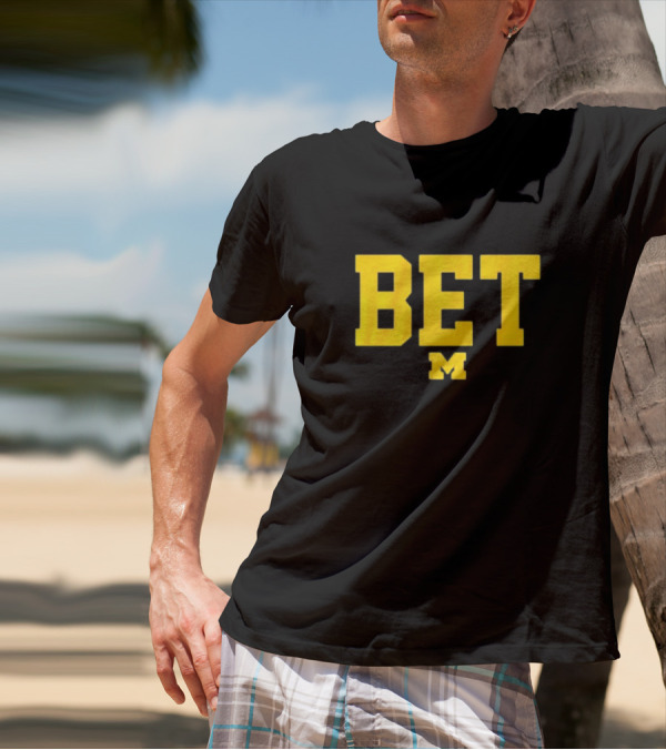 Michigan Football M BET T-Shirt