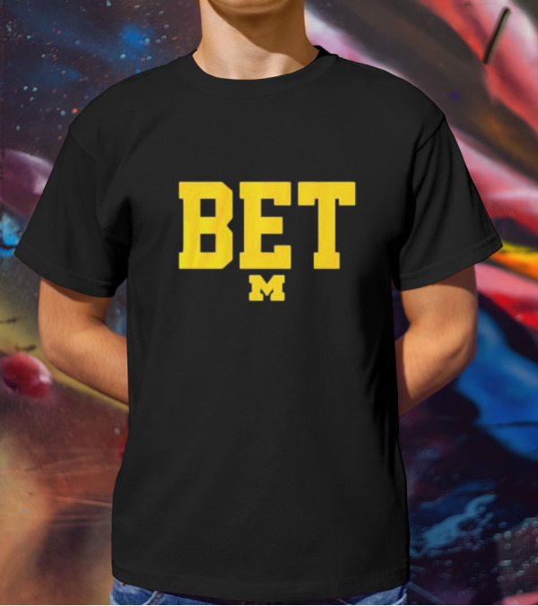 Michigan Football M BET T-Shirt