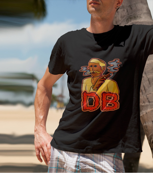 DB OSRS Character Smoking Cigar T-Shirt