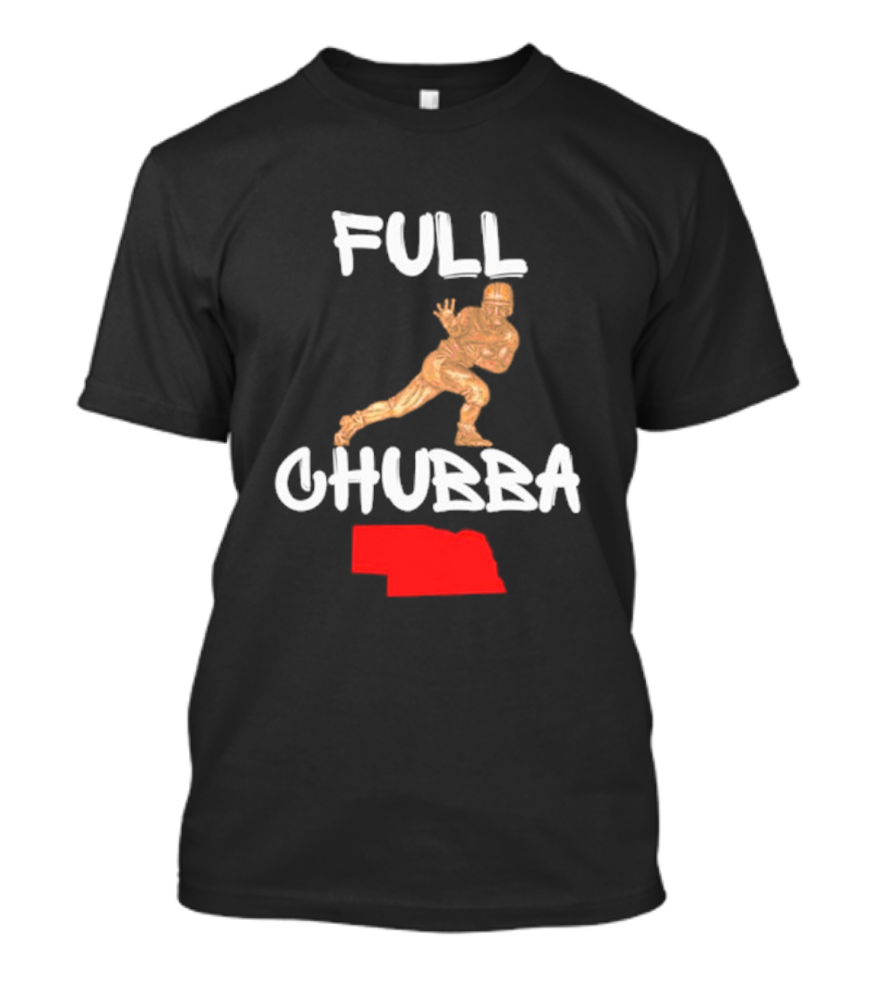 Full Chubba Nebraska Football Running T-Shirt